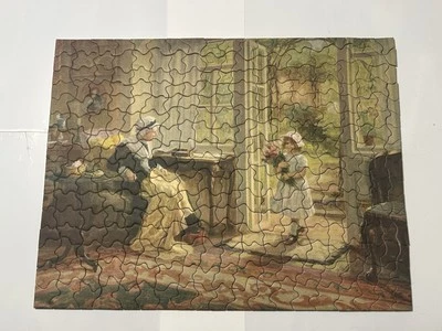 VINTAGE TUCO PICTURE PUZZLE GRANDMOTHER’S BIRTHDAY COMPLETE IN BOX (1950’S) - Image 1 of 4