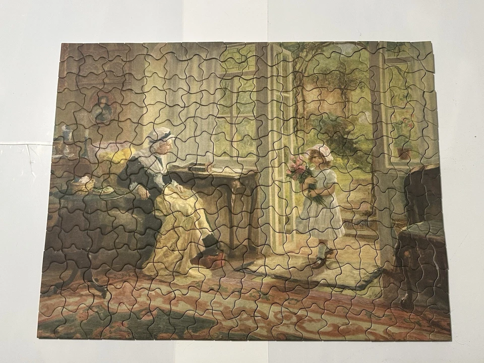 VINTAGE TUCO PICTURE PUZZLE GRANDMOTHER’S BIRTHDAY COMPLETE IN BOX (1950’S) - Image 1 of 4