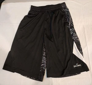 Spalding Black Athletic Shorts Youth Size Large 14/16 - Picture 1 of 4