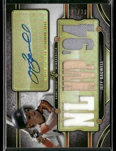 2024 Topps Triple Threads Jeff Bagwell Triple Threads Autógrafo Reliquias #/36 - Imagen 1 de 2