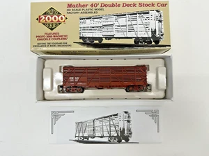 Life-Like Proto 2000 #21772 GM&O 40' Mather Stock Car 109057 werkseitig montiert - Bild 1 von 10