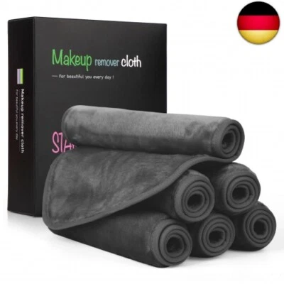 Nineigh Mikrofaser Abschminktücher Waschbar, 6 Stück Make-Up Entferner Tuch W - Bild 1 von 4