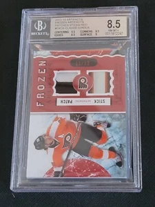 2017-18 UPPER DECK ARTIFACTS CLAUDE GIROUX FA-CG #ed 11/12 STICK PATCH BGS 8.5 - Picture 1 of 2