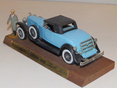 COMPAGNIE EUROPEENNE CEC SOLIDO DUESENBERG J SPIDER FIGURINE G COOPER N° 20753 - Photo 1/4