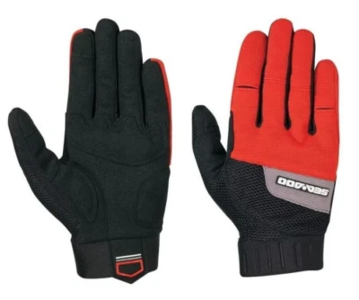 New OEM Sea-Doo Lava Red Unisex Choppy Gloves, Size 3XL - 4463321617 - Image 1 of 4
