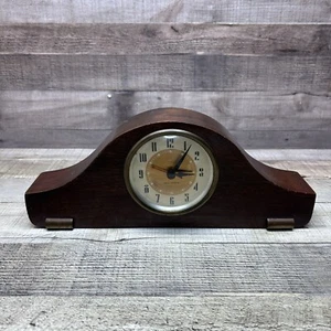 Reloj de Colección Seth Thomas Mantle MCM Madera Camello Joroba Eléctrico Funcionando - Imagen 1 de 9
