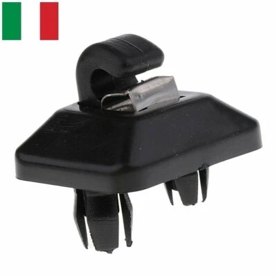 1 Clip Aggancio Aletta Parasole Per AUDI A1 A3 A4 A5 Q3 Q5 2013 - 2015 TT Nero - Immagine 1 di 4