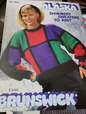 Brunswick  Vintage Knitting Book 8614 Alaska - Image 1 of 4