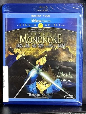 Princess Mononoke (Blu-ray/DVD, 2014, 2-Disc Set) - Brand New - Image 1 of 2