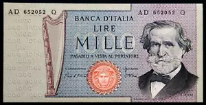 1981 Italy 1000 Lire Banknote - Crisp Uncirculated - Picture 1 of 3