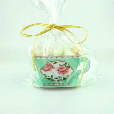 25Pcs Tea Pot Cup Candy Boxes Sweet Gift Christmas Wedding Party Favour Bags - Image 1 of 4