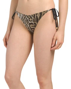 Bikini Nuovo con Etichette Roberto Cavalli Taglia M (media) Stampa Leopardata Fondo Triangolo - Foto 1 di 13