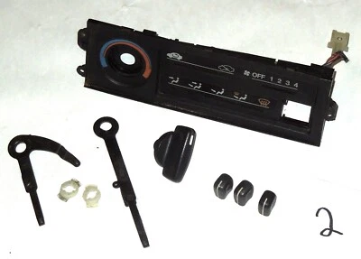 88 89 90 91 OEM Honda Civic Heater Control Faceplate w Knobs & Levers EF HVAC 2 - Image 1 of 4