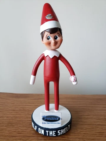 Kane County Cougars Elf on the Shelf Bobblehead SGA 7/30/2022 Cover