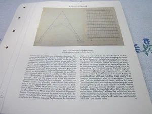 Archivo de Colonia 1 paisaje urbano 1018 catedral silla de techo longitudinal/sección transversal 1860 dibujo - Imagen 1 de 1
