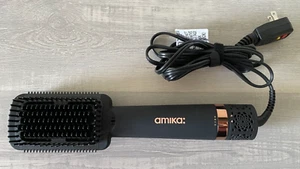 Amika Double Agent 2-in-1 Blow Dryer Straightening Brush - Picture 1 of 13
