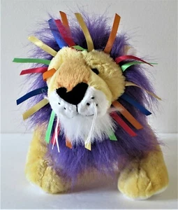 GANZ WEBKINZ HM487 Ribbon Lion 10 Inches Stuffed Animal Plush Toy - Picture 1 of 11