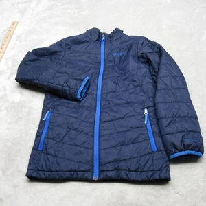 Columbia Jacket Youth Medium Blue Omni Heat Insulated Full Zip Quilted Puffer - Picture 1 of 15