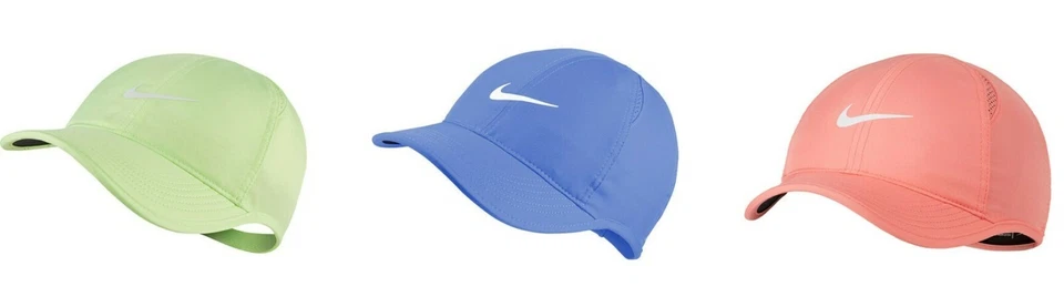 New Nike Women's Feather Light Swoosh Hat Dri Fit Tennis Cap 679424 Run 2020