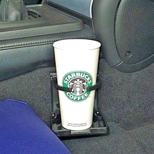 BLACK MERCEDES BENZ 126 300TD E320 124 300 FOLDING EUROPEAN DRINK CUP HOLDER - Picture 1 of 2