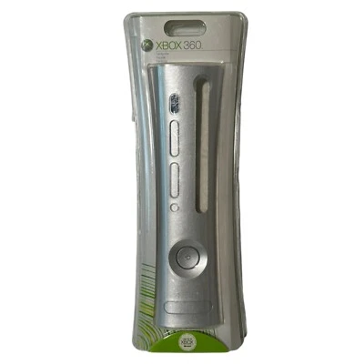 NEW Authentic Microsoft Xbox 360 SILVER Faceplate B4L-00005, FACTORY SEALED - Image 1 of 2