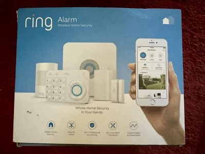 NIB Ring Alarm Home Security 5 Piece Kit +3 Addl. Pieces - Image 1 of 4