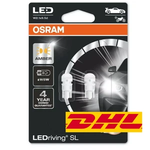 Osram Amber W5W Blinkerbirnen Gelb 12V 1W (Wedge 501 5W) 2827DYP-02B - Bild 1 von 1