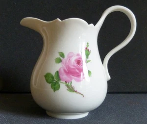 MEISSEN ROSA ROJA JARRA DE LECHE GRANDE JARRA DE LECHE H 16 CM 3ª ELECCIÓN - Imagen 1 de 7