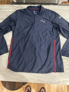 New England Patriots Nike Sideline Elite Hybrid Quarter-zip Pullover Large Mens - Picture 1 of 14