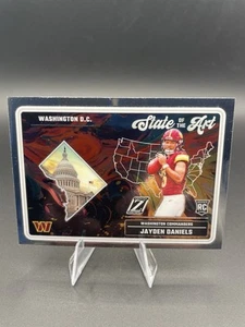๐ฅ2024 Panini Zenith JAYDEN DANIELS Rookie State Of The Art (RC) ๐ฅ - Picture 1 of 2