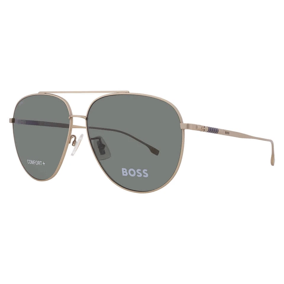 Gafas de sol Hugo Boss Green Pilot para hombre BOSS 1296/F/S 0AOZ/QT 63 BOSS 1296/F/S Foto 1 de 4