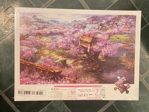 Cherry Hill 1000 Piece Jigsaw Puzzle "Cherry Blossom Villa" *NEW/SEALED* f1 - Picture 1 of 4
