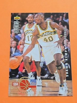 Shawn Kemp Upper Deck Collector's Choice #203 Pro Files 1994-95 Foto 1 de 2
