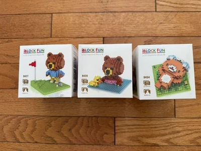 Set of 3 -Bears - LOZ IBlock Fun Diamond Blocks Brand New In Box - Image 1 of 4
