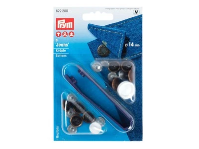 Prym 622200 Jeansknöpfe altkupfer - Ø 14mm - 8 Stück - Bild 1 von 3