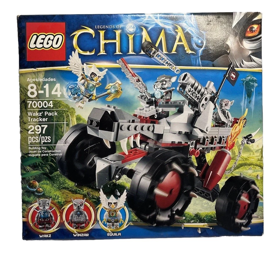 Lego Chima 70004 New Sealed Box w/ Damage Retired Discontinued 2014 - Image 1 of 4