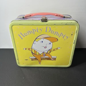 Humpty Dumpty Vintage Metall Brotdose Kinderreim Mutter Gans Lunchbox - Bild 1 von 8