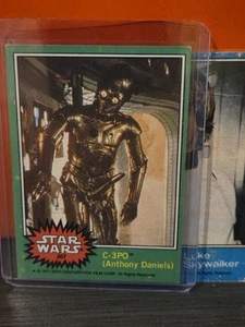 1977 Vintage Star Wars Golden Rod C-3PO Error Card #207 Topps - Picture 1 of 6