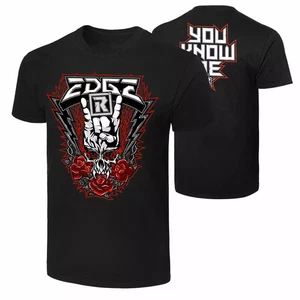 Camiseta negra WWE Edge, You Know Me - Imagen 1 de 4