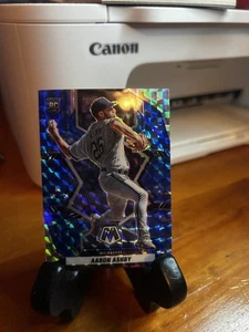2022 Panini Mosaic - Rookie Aaron Ashby #231 Blue Cameo Prizm (RC) - Picture 1 of 2