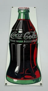 Coca-Cola Vintage Metal Enamel Sign Ande Rooney Made In USA 21” x 6” - Picture 1 of 5