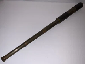 Antique telescope marine nautical pirate spyglass Leather Wrapped - Picture 1 of 9