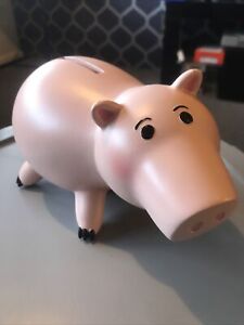 Genuine Disney Store Hamm Resin Piggy Bank Toy Story Pig Ornament Money Box