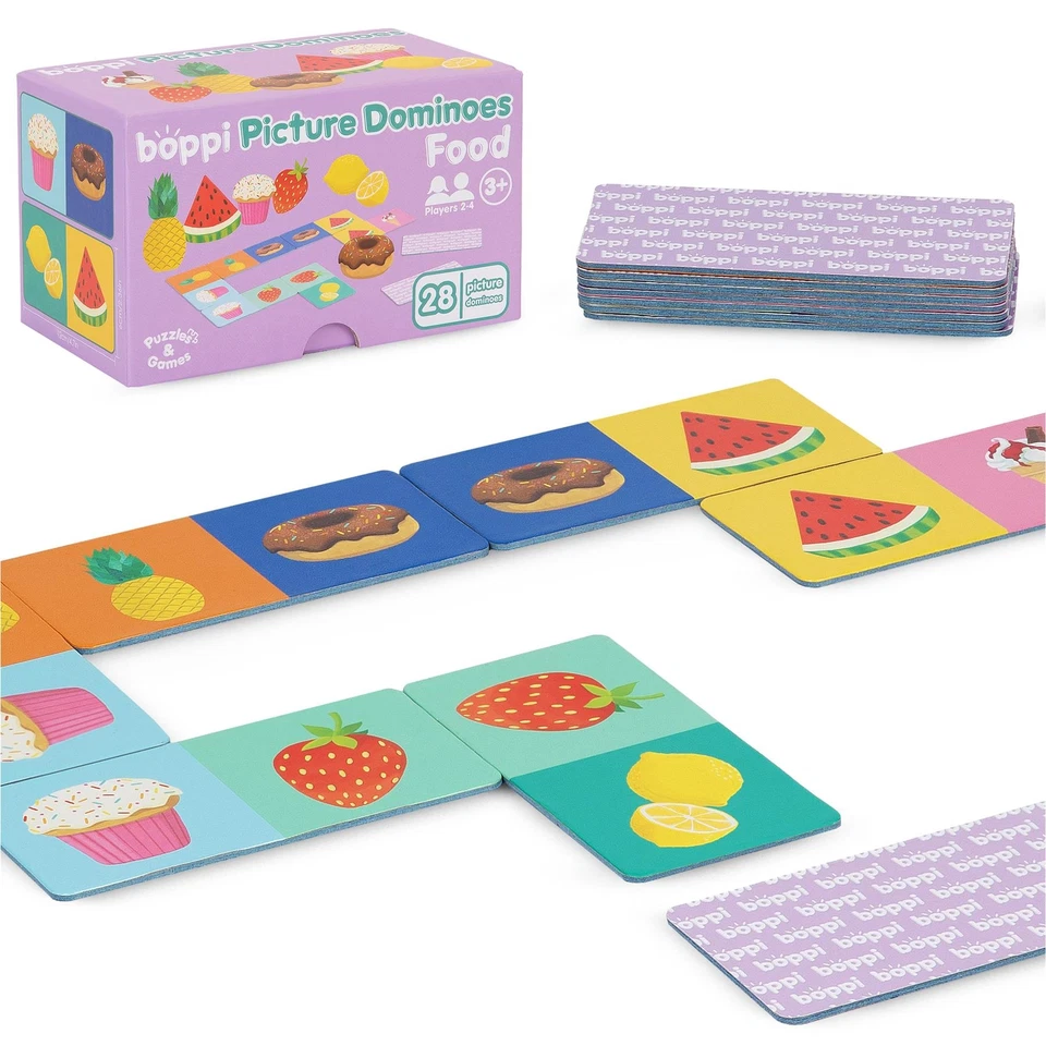 Food Picture Dominoes Game Kids Children Educational Fun Family Game by boppi - Image 1 of 4