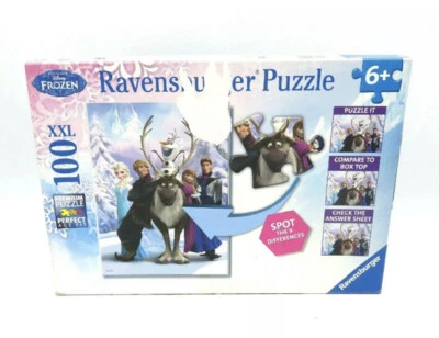 New Disney's Frozen 100 Piece Puzzle By Ravensburger Puzzle 6+ German Made - Image 1 of 4