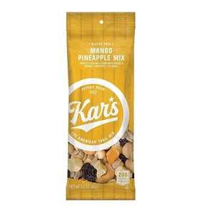 Kar’s Nuts Unsalted Mango Pineapple Trail Mix 1.5 oz Individual Snack Packs –... - Picture 1 of 8