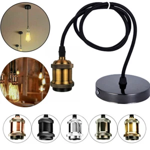 Pendant Light Kit E27 Lamp holder Pendant Light Cord Adjustable Ceiling Lighting - Picture 1 of 20