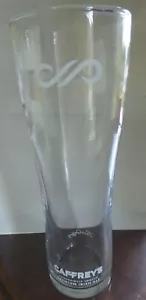 Caffrey's Pint Beer/Stout Glass Broken lines on back to represent foam - Picture 1 of 6