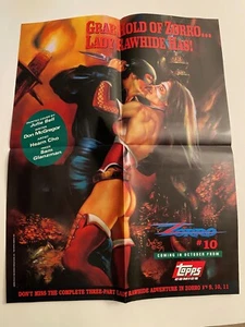 K2) Zorro Lady Rawhide Topps Comics raro nuovo poster esposizione negozio 1994 - Foto 1 di 1
