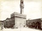 Firenze Florence Palais Vecchio Palace Italy Albumen Print Brogi Photo 1880